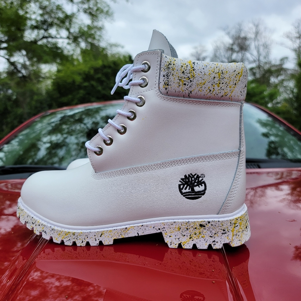 Timberland Boots Fashion custom Casual splash black